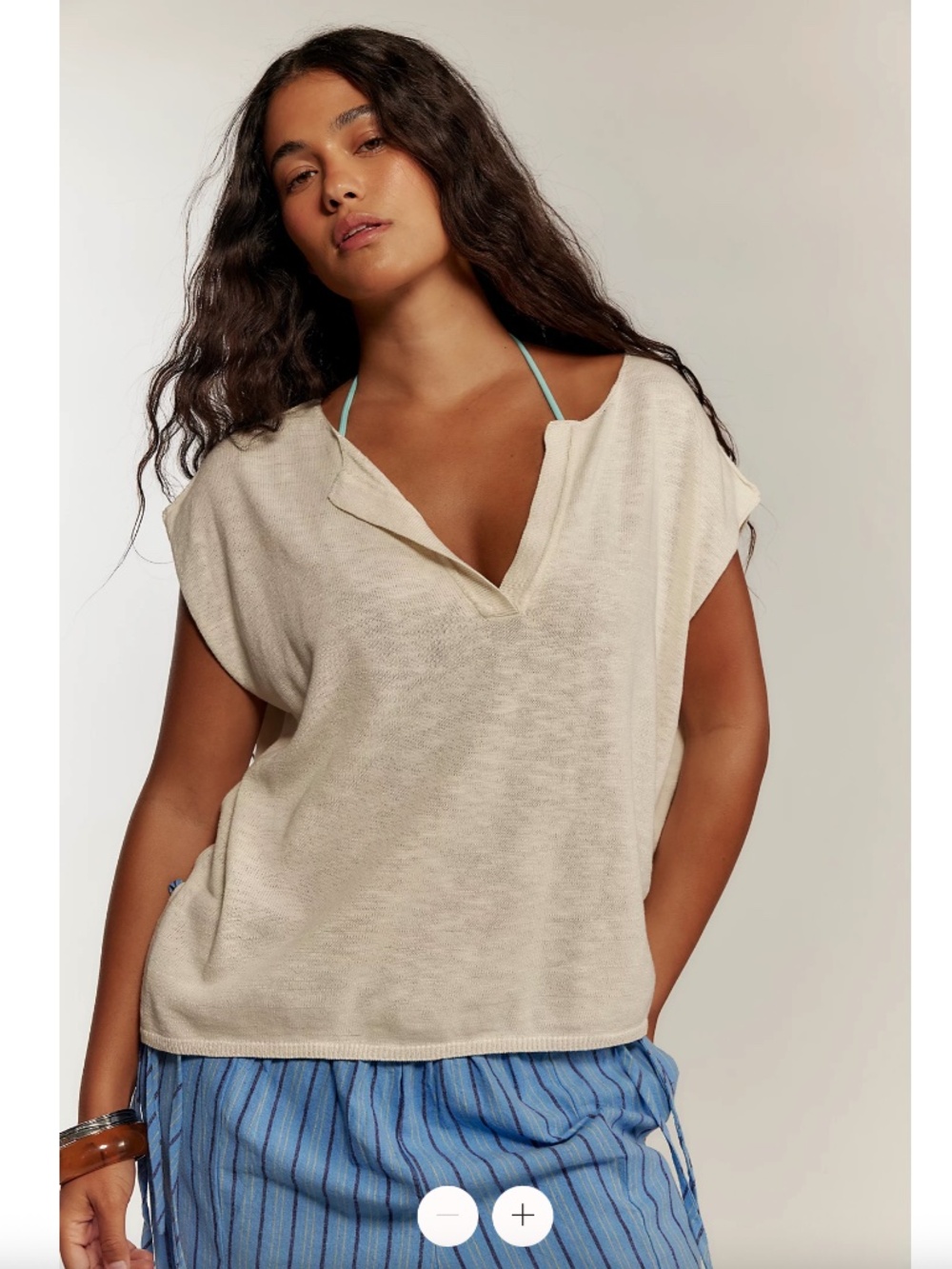 NWOT Free People Beach Marina Del Sol Sweater Top